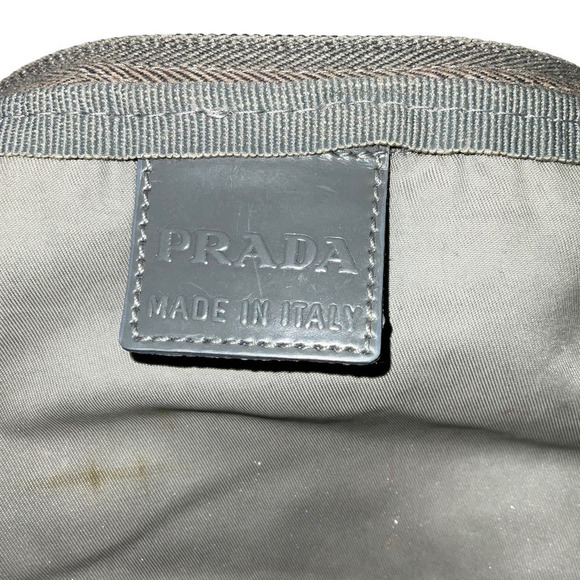 Prada Tessuto Nylon Cosmetic Pouch Gray - Picture 9 of 10